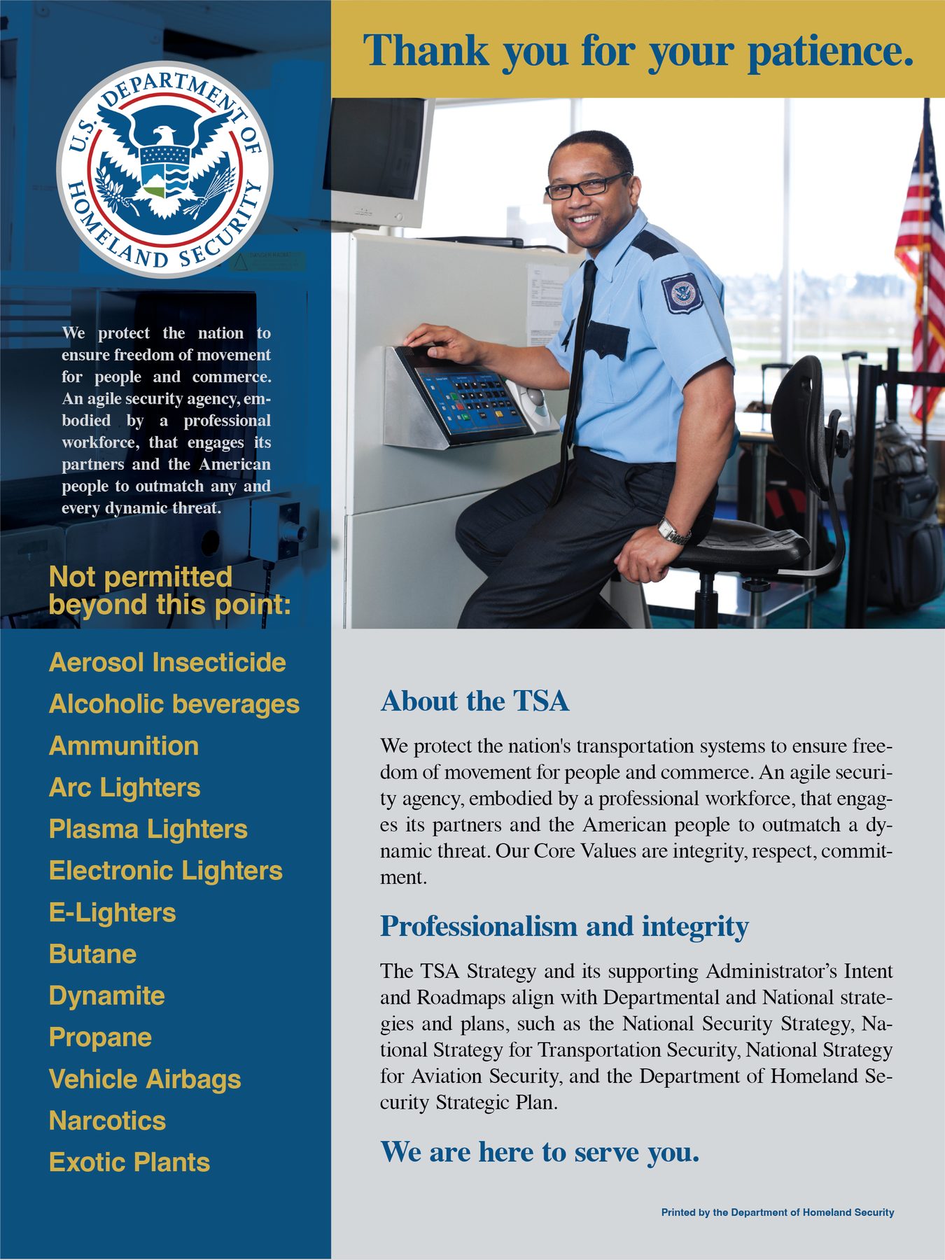 Using stock photos of law enforcement helps the scene feel more populated with officers.