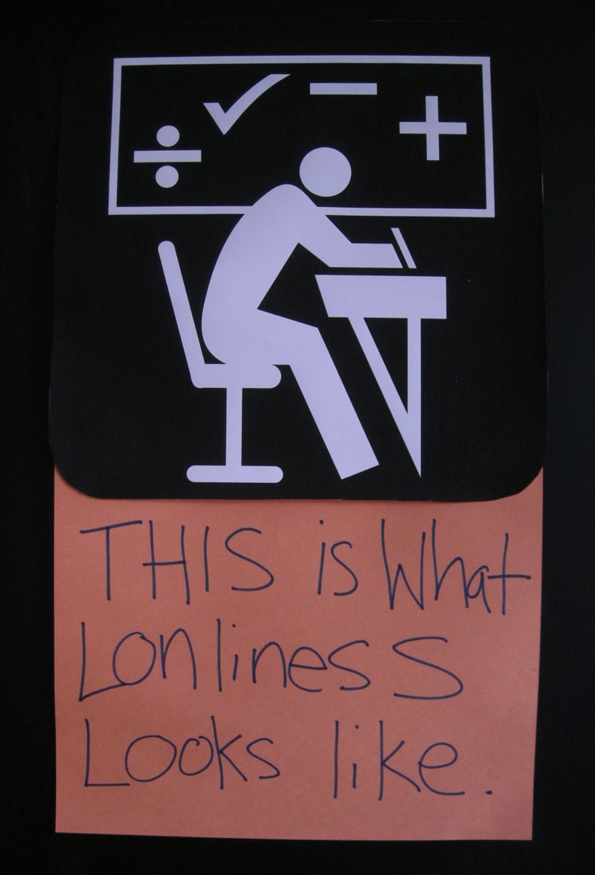 Loneliness, framed