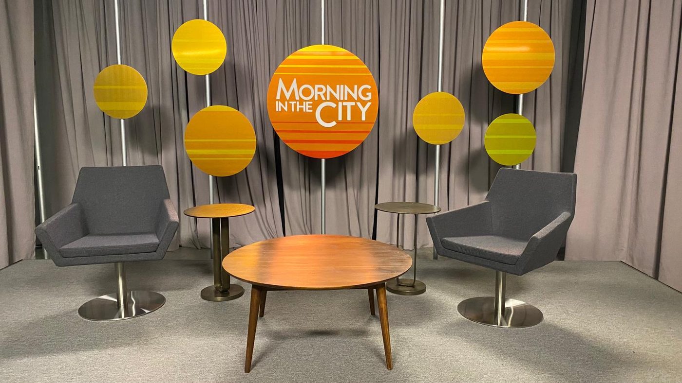 We needed to use one of our main sets as the location for a Daytime Talk Show.