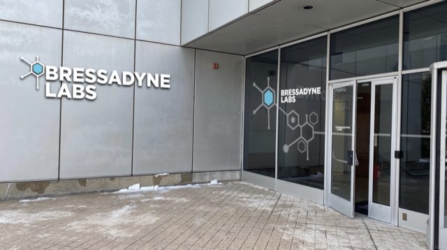 We needed to make a lab that felt very high tech in a not-so-modern building.