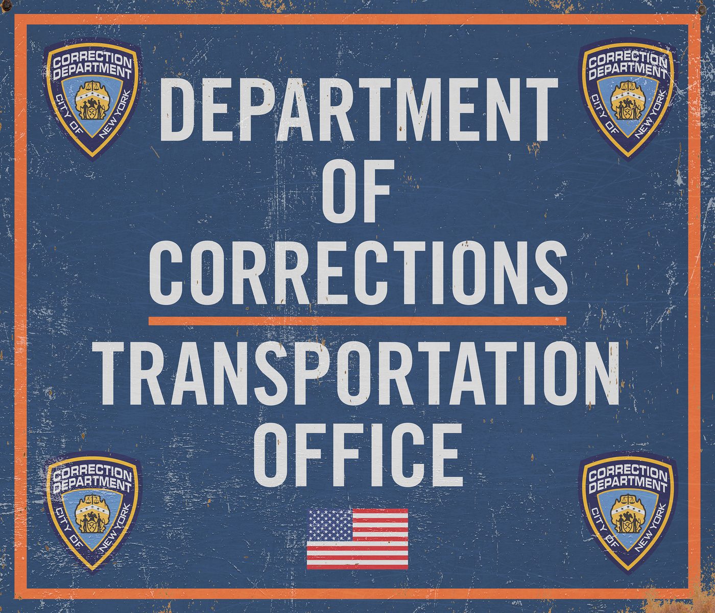 All the signs we get printed by DeBoer Media are handed over to the scenic department for aging. Sometimes I make graphics that look aged in advance to reduce their workload when the deadlines are tight.
