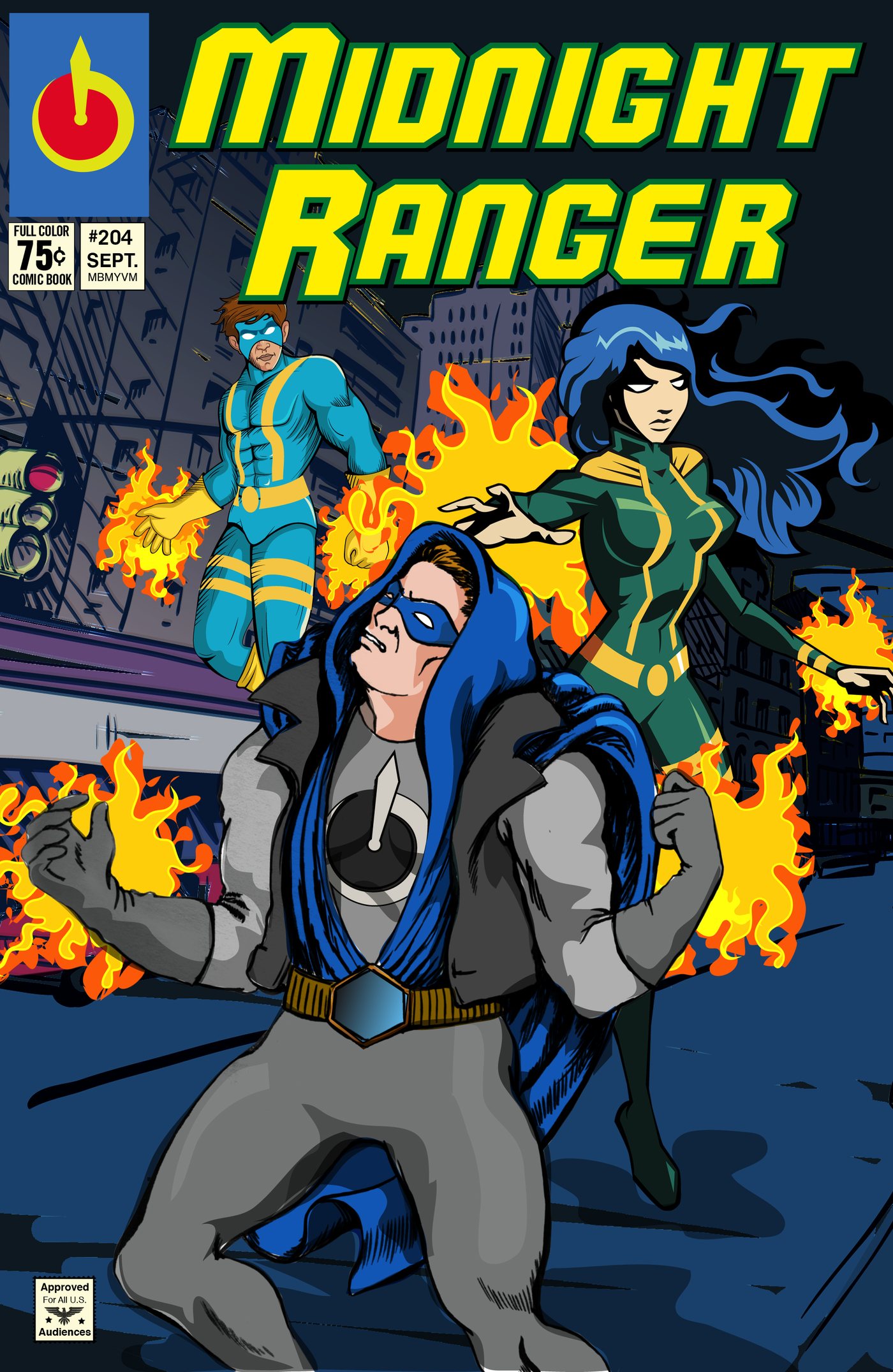 The line has loosened, the palette has gone hot, and there are two of them on the cover.