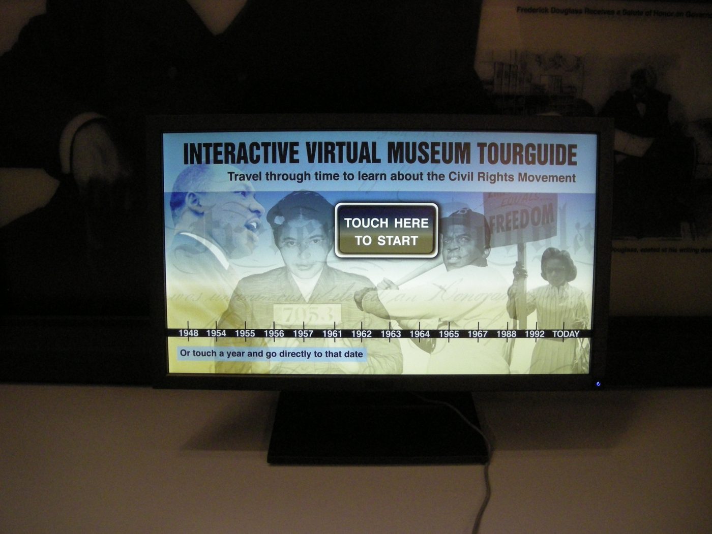 The touchscreen attract loop. Even the idle state of a kiosk has to be designed.
