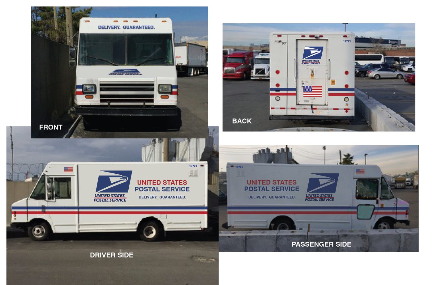 Graphics for the Postal Truck in the story.