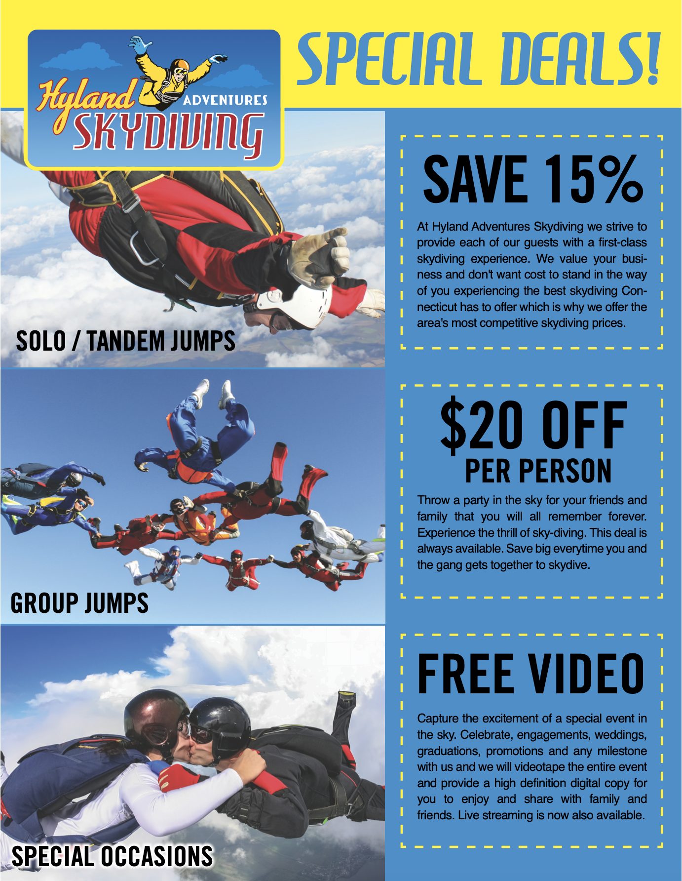 Hyland Adventures Skydiving