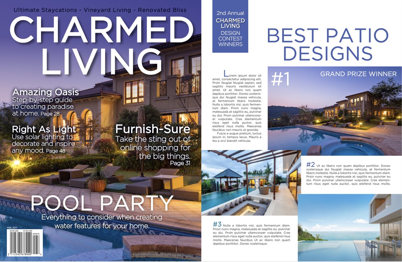 Charmed Living &middot; pool party