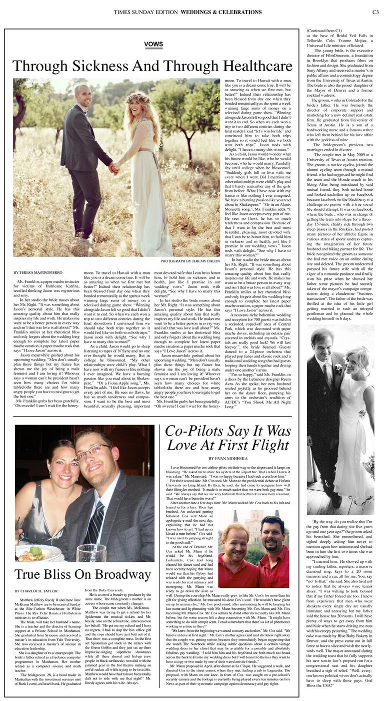 Times parody &middot; <em>Lola Versus</em>